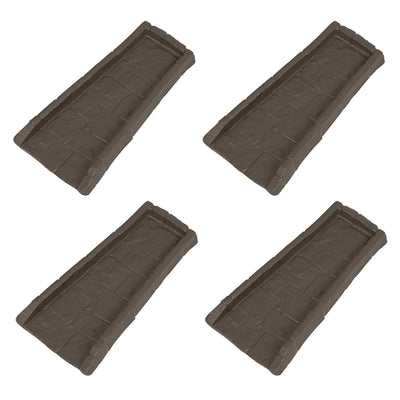 Outdoor System Protective Decorative Rain Gutter Downspout Splash Block, Easy to Install, Lightweight 1.3 Pounds
