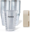 Disposable Epoxy Resin Mixing Cups with Measurements (50-Pack) Mixing Cups for Mixing Containers, Epoxy Cups For