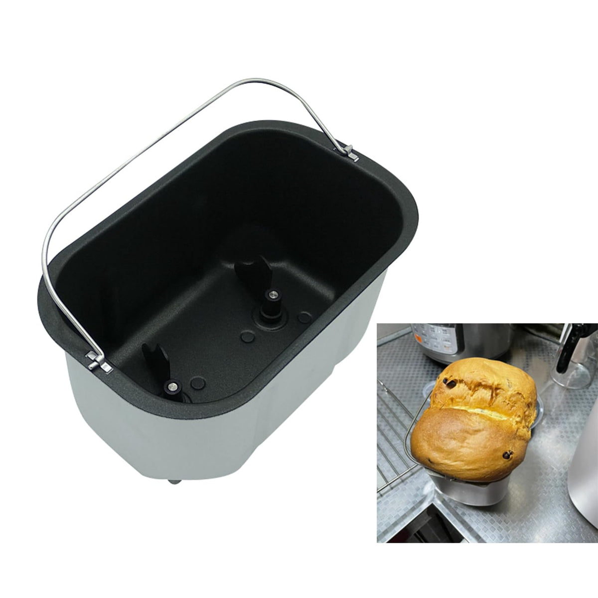 Bread Machine Parts Bread Bucket Replacement Bread Machine Accessories Bread Inner Metal For BM1405/BM1502