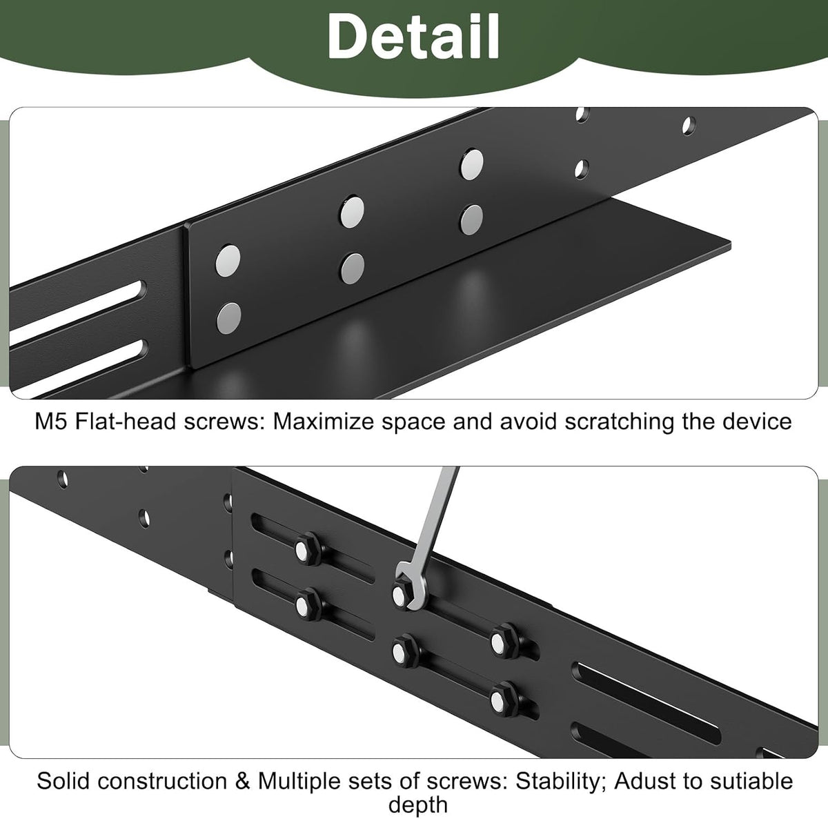 1U Universal Rack Mount Rails 4-Post Server Rack Shelf Rail