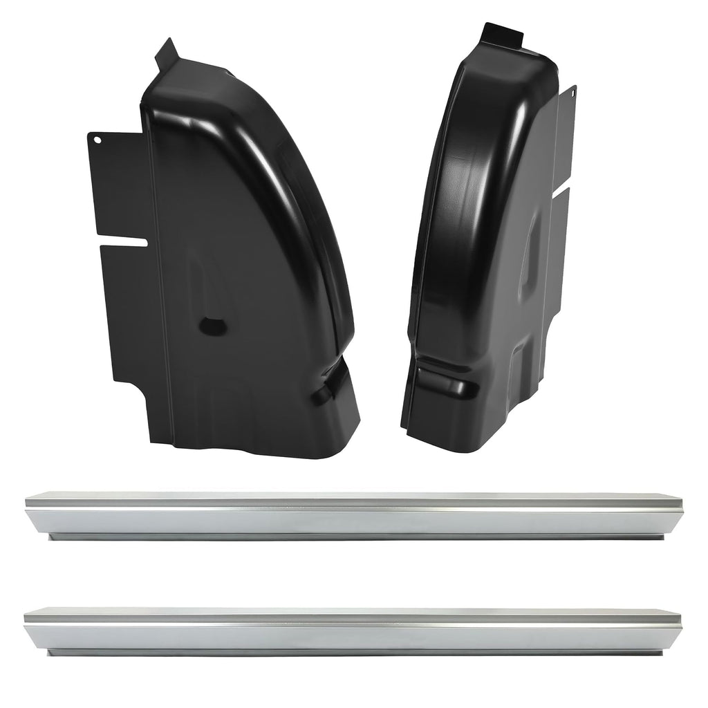 KUAFU Rocker Panel and Cab Corner Compatible with 2002-2009 Ram