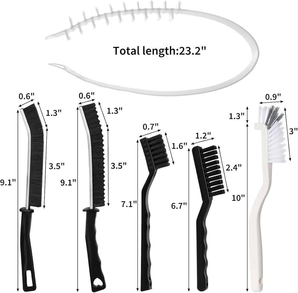 Washing Machine Cleaning Brush Set for Front Load Washer Cleaner, 6PCS