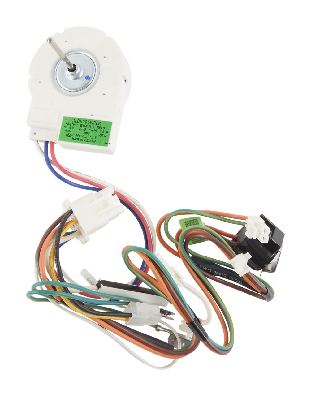 Whirlpool W11578030 OEM Refrigerator Evaporator Fan Motor