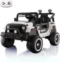12V Kids Car, 4x4 Electric Car for Kids with Remote Control, LED Lights & Music, Off-Road Ride On Toy Car Gift for
