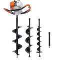 52cc Gas Powered Earth Auger Post Hole Digger Borer Fence Ground Drill 4inch / 6inch / 8inch Bits