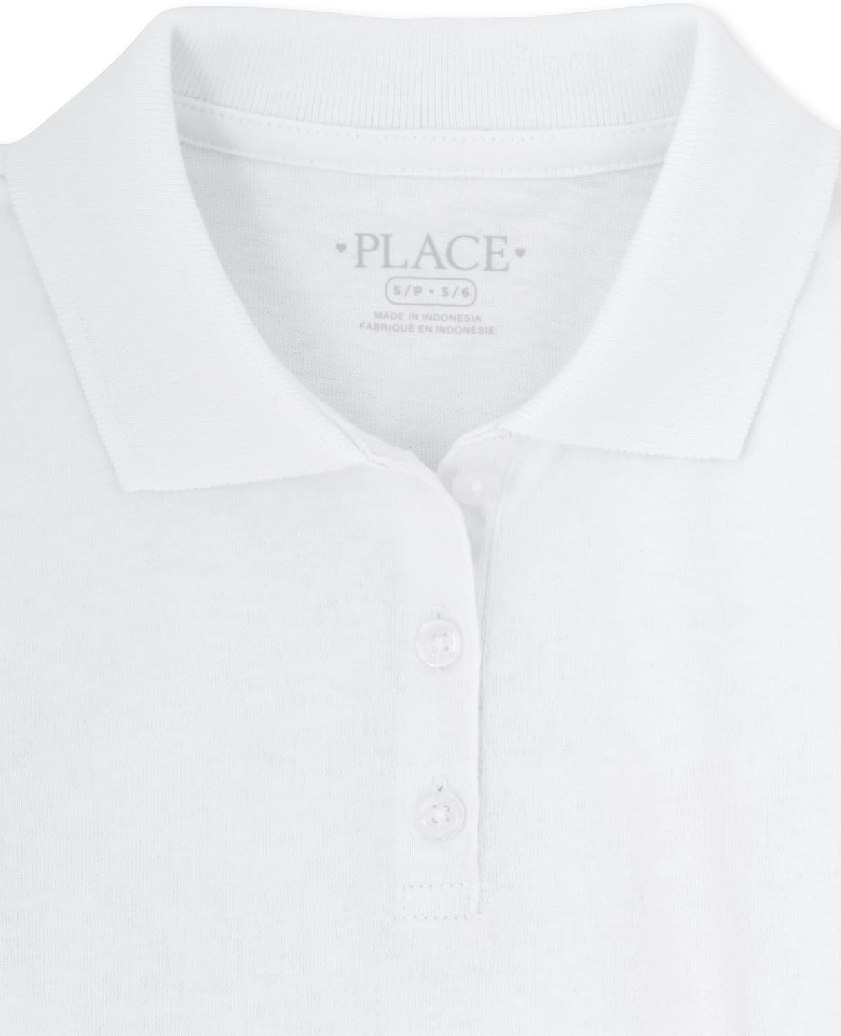 girls Short Sleeve Soft Jersey Polo Shirt, White 2 Pack, X-Small US