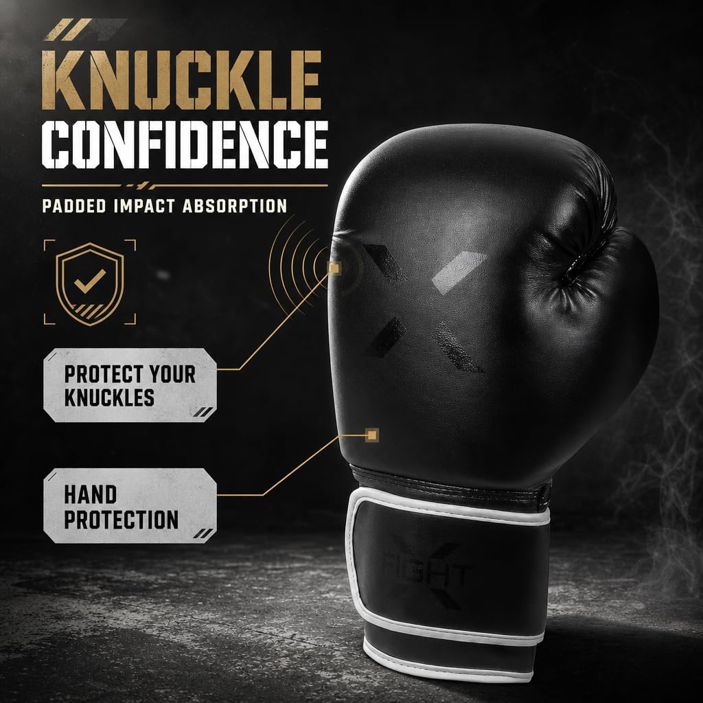 Professional Boxing Gloves Men Women – Pro Training Sparring Gloves, Heavy Bag, MMA Kickboxing Muay Thai Gloves –