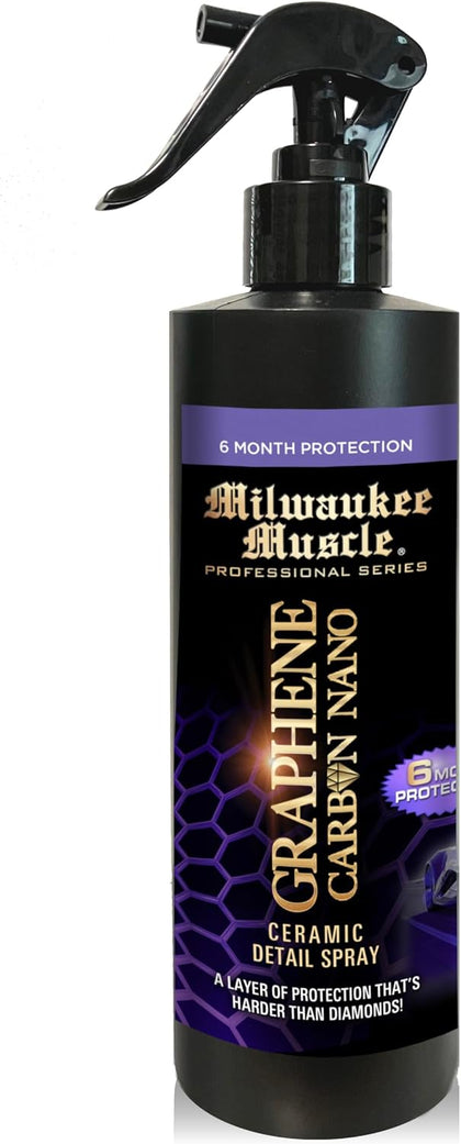 16oz Graphene Ceramic Coating Detail Spray Wax - The Best Protection Against Scratches, Swirls, Paint Chips, No Buff