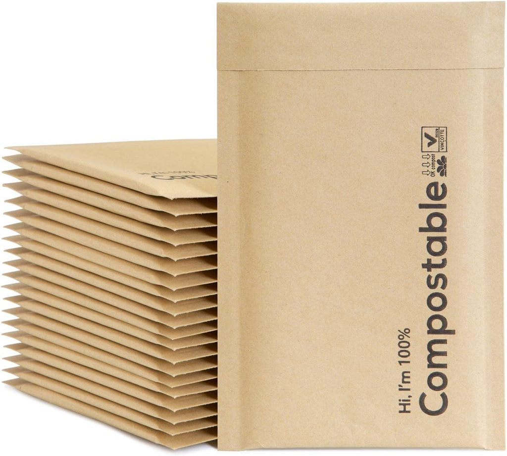 4x8 100% Biodegradable Bubble Mailers