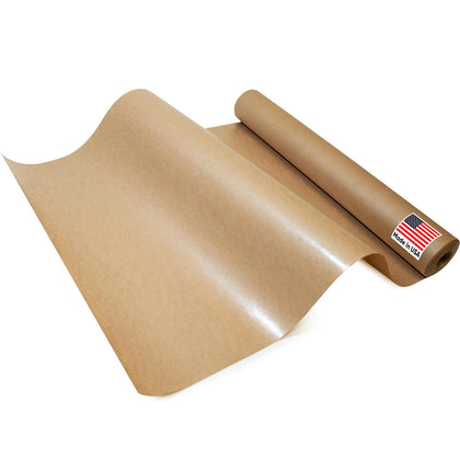 18" x 1200" (100') Made in USA Brown Freezer Paper Roll