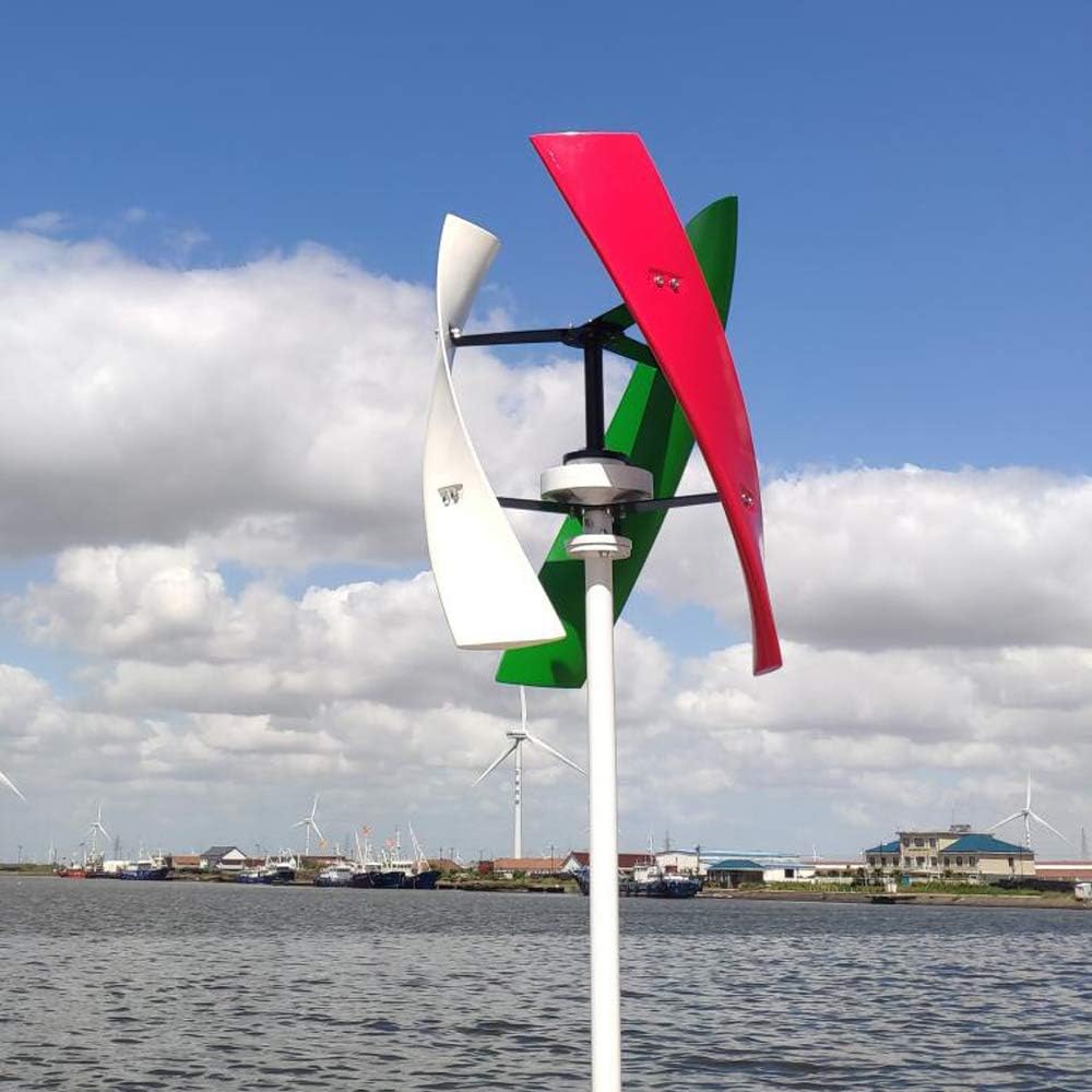 400w 12v/24v/48v Vertical AXIS Permanent Maglev Wind Turbine Generator MPPT Controller Free Energy High Efficiency