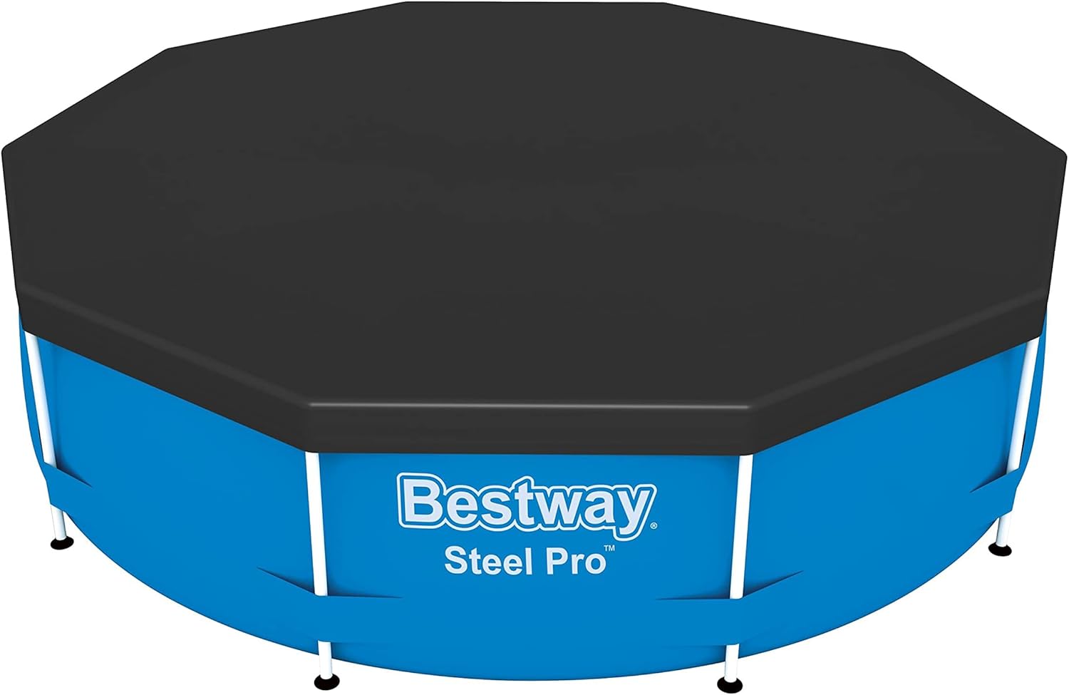 Flowlcear 10' Pool Cover | Fits Above Ground Pools Up to 10' in Diameter