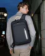Slim Laptop Backpack for Men, 15.6 Inch Business Travel Backpack with USB Charging Port, Lightweight Work Computer