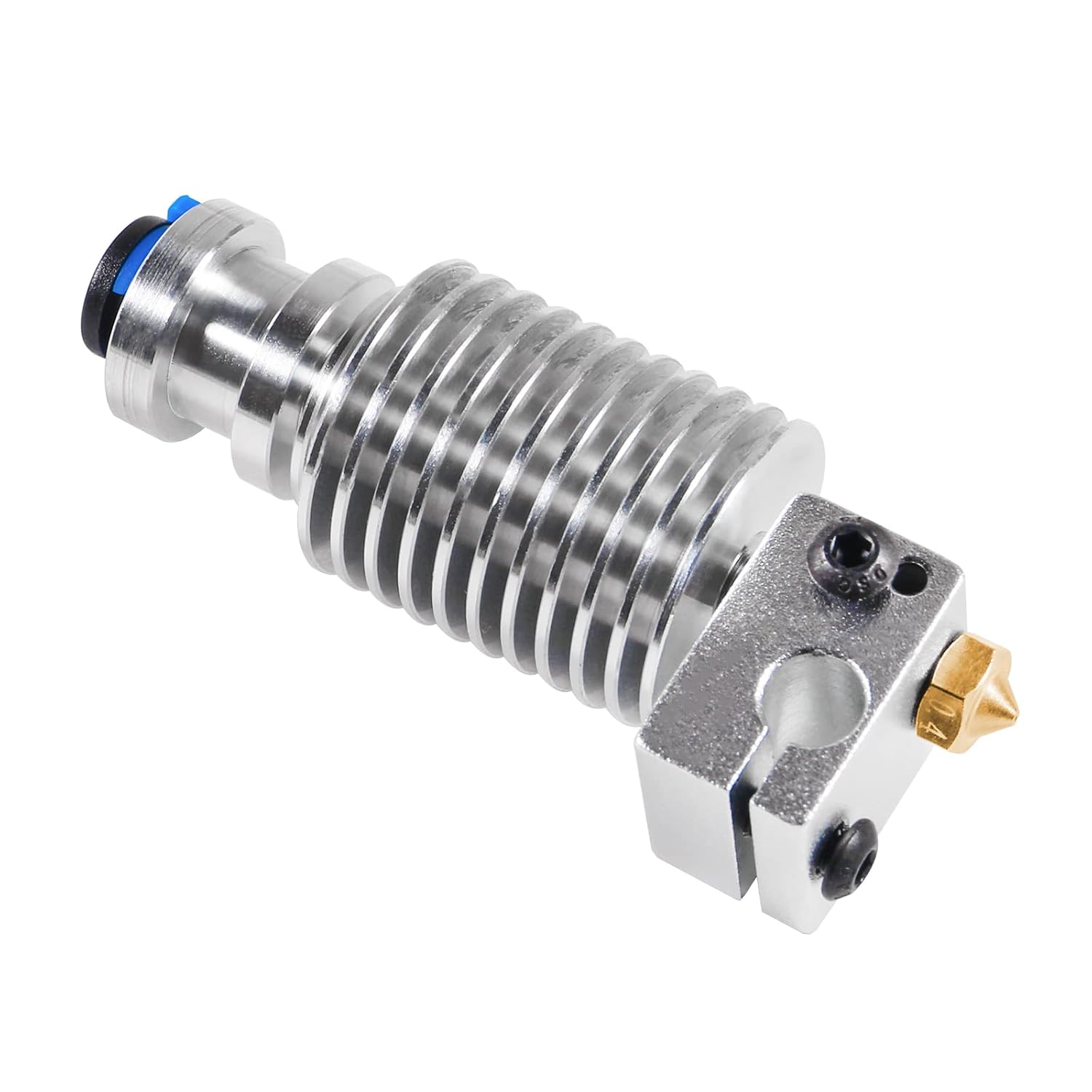 for E3D V6 Hotend Remote Short Direct Heat Sink 1.75mm, Bimetal Heatbreak, and Nozzle/Heater Block for Feeding 3D