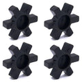 Flexible L095 NBR Rubber Spider Insert Solid Spider Center Inserts Fits for Lovejoy Martin L-Jaw Coupling (4 Pack)
