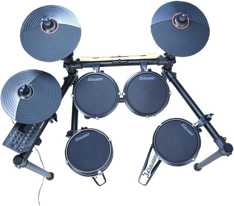 7-Piece Mesh Pad Electronic Drum Kit (CSD25M)