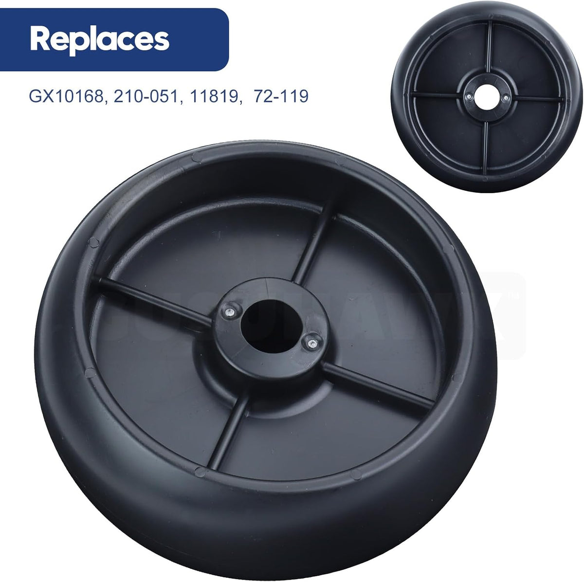 2 Pack GX10168 Deck Wheels Replace John Deere GX10168 Gauge Wheels