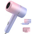 Foldable Ionic Hair Dryer with Diffuser, 1875W, Pink Blue