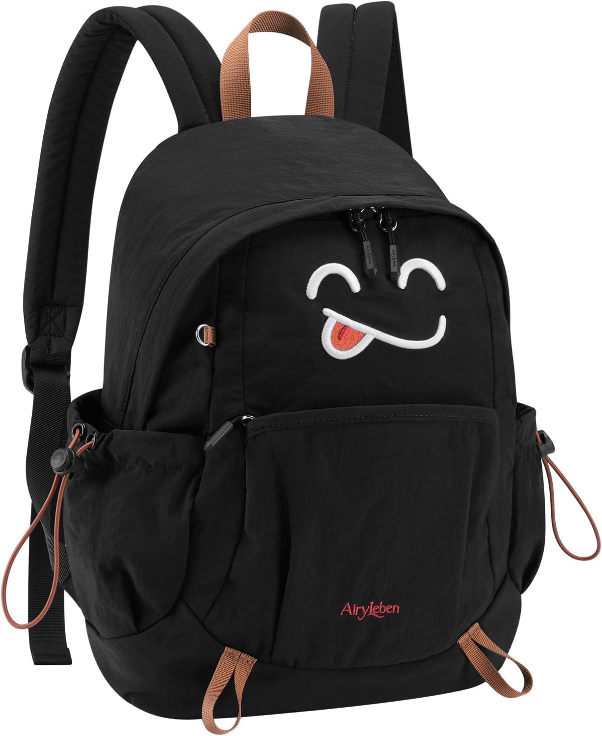 Cute Backpacks for Girls Boys Kids, Lightweight Small Bookbag, Black | Water-Resistant Casual Daypack with 13.3"