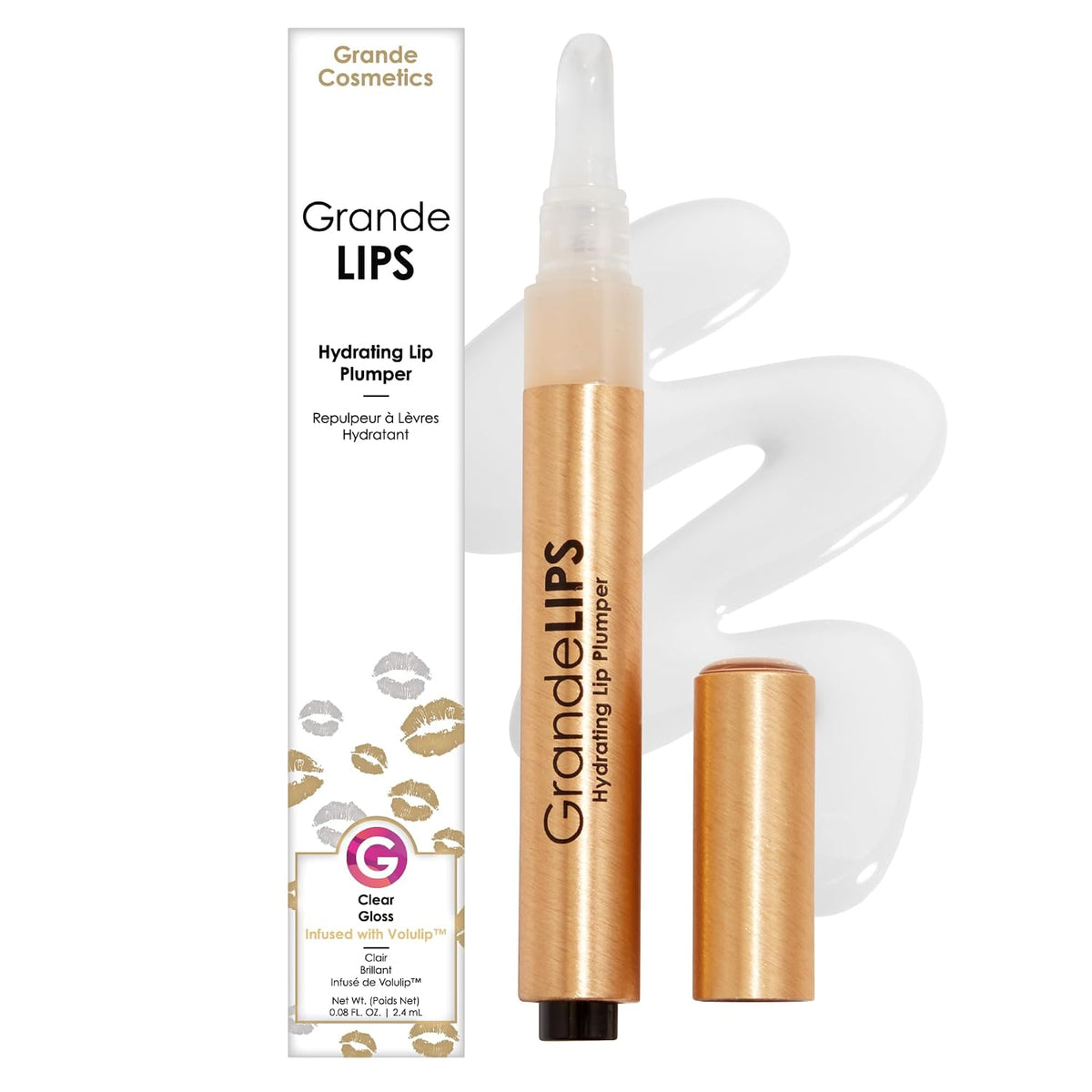 GrandeLIPS Hydrating Lip Plumper - for Fuller-Looking, Hydrated Lips
