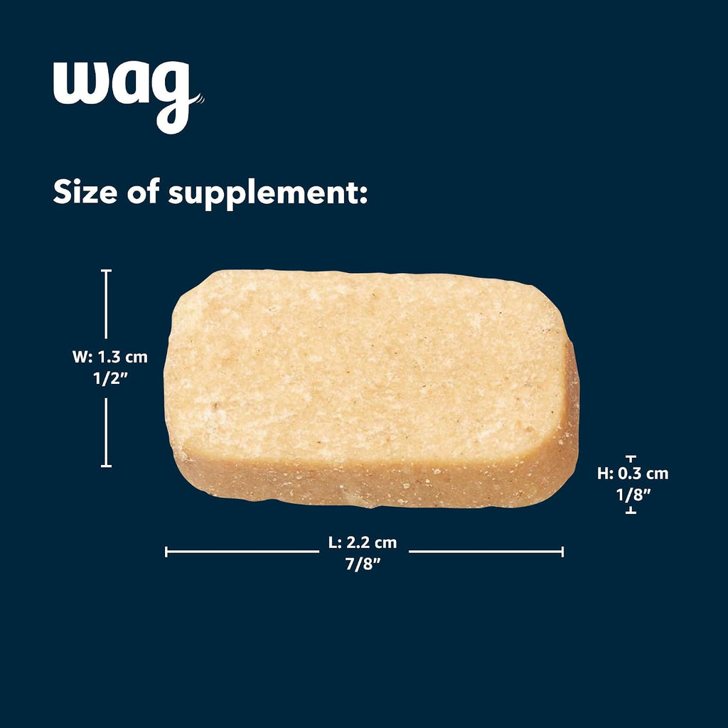 Amazon Brand - Wag Probiotic Supplement Daily Chews for Dogs, Supports Digestion and Gut Health, Natural Duck Flavor