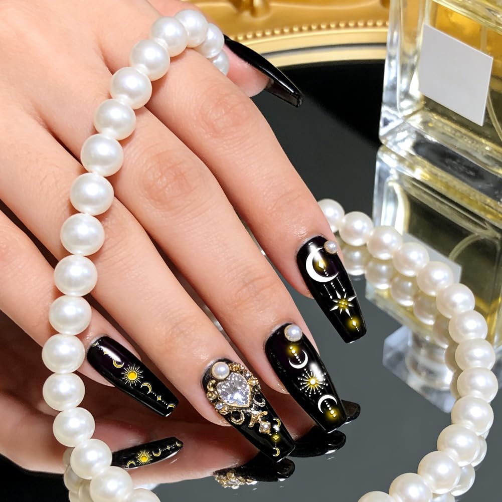 6 Sheets Nail Stamping Plate Star Moon Nail Art Stamp