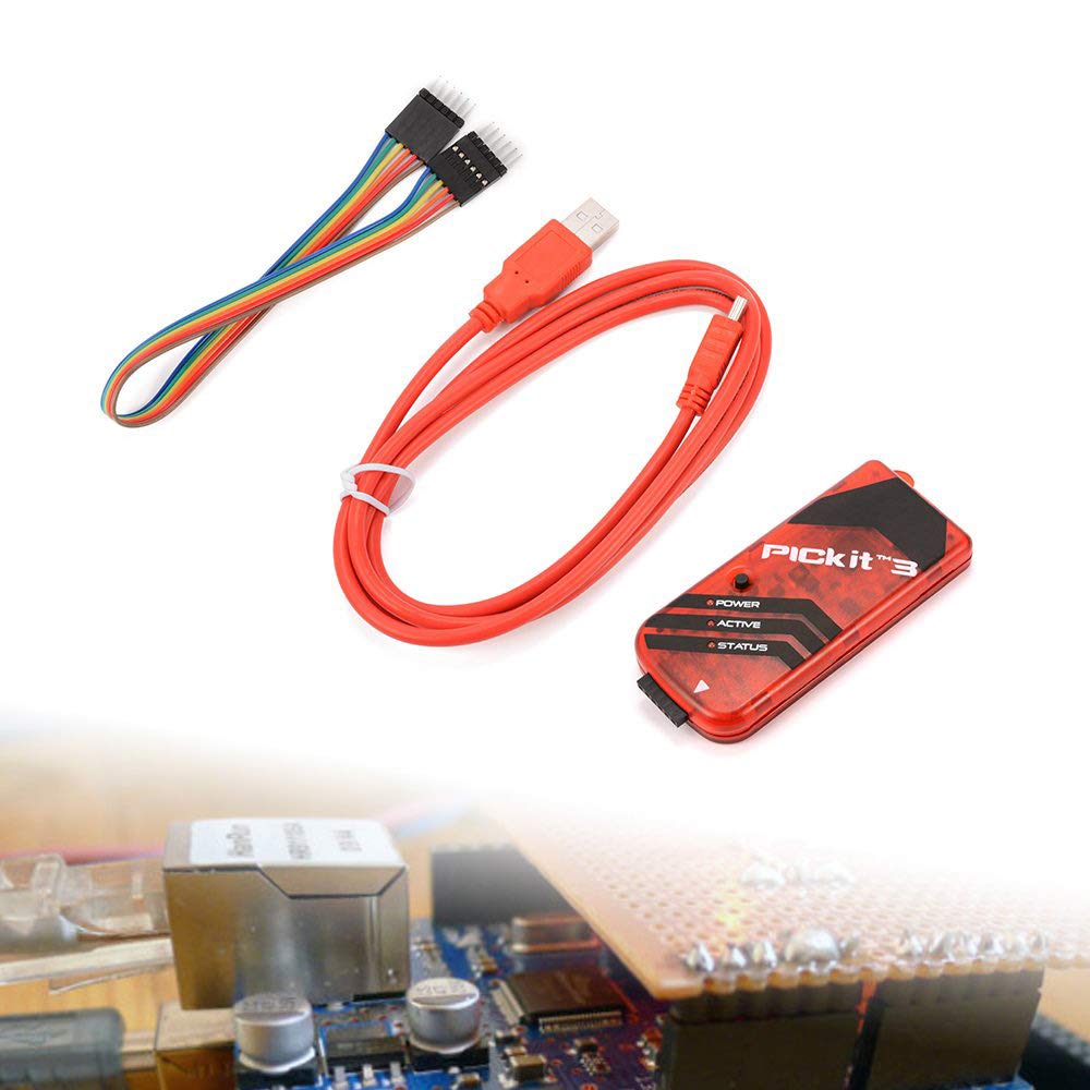 Comidox 1PCS PICkit3 Electronic Chips Emulator MPLAB PICkit 3 PIC Microcontroller Chip in-Circuit Debugger Programmer
