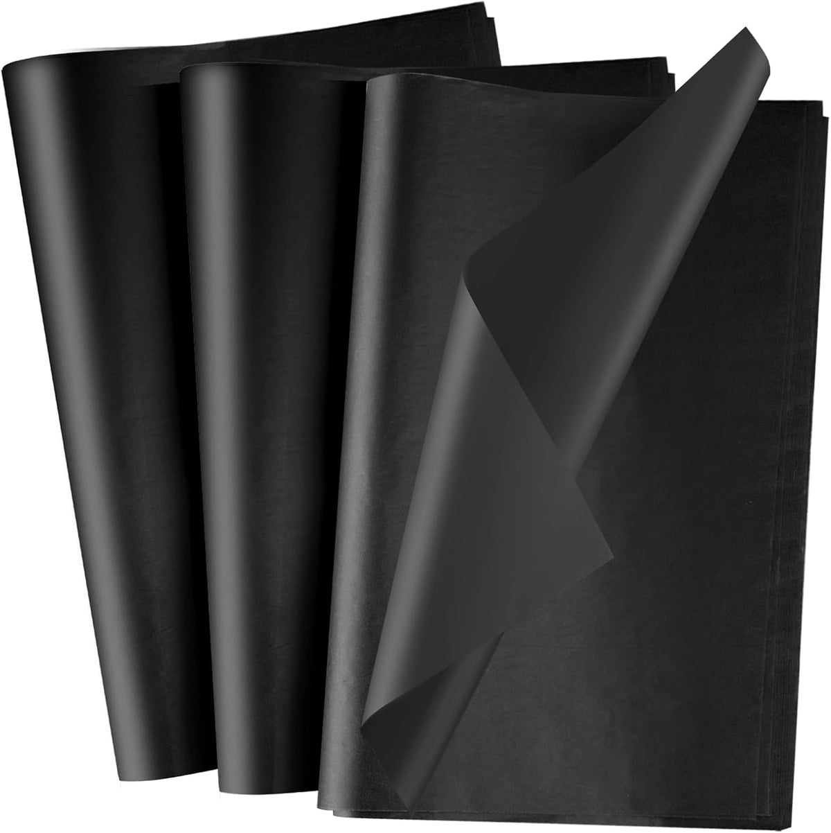 100 Sheets Black Wrapping Tissue Paper Gift Bag Decorative