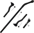 Detroit Axle - 4pc Front Tie Rods Kit for 2007-2017 Jeep Wrangler