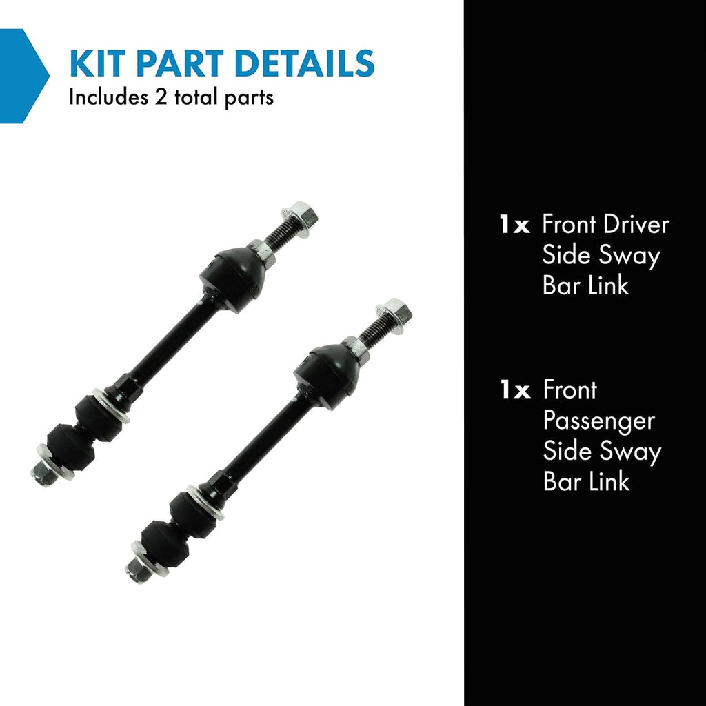 TRQ Front Sway Bar Stabilizer Link Set
