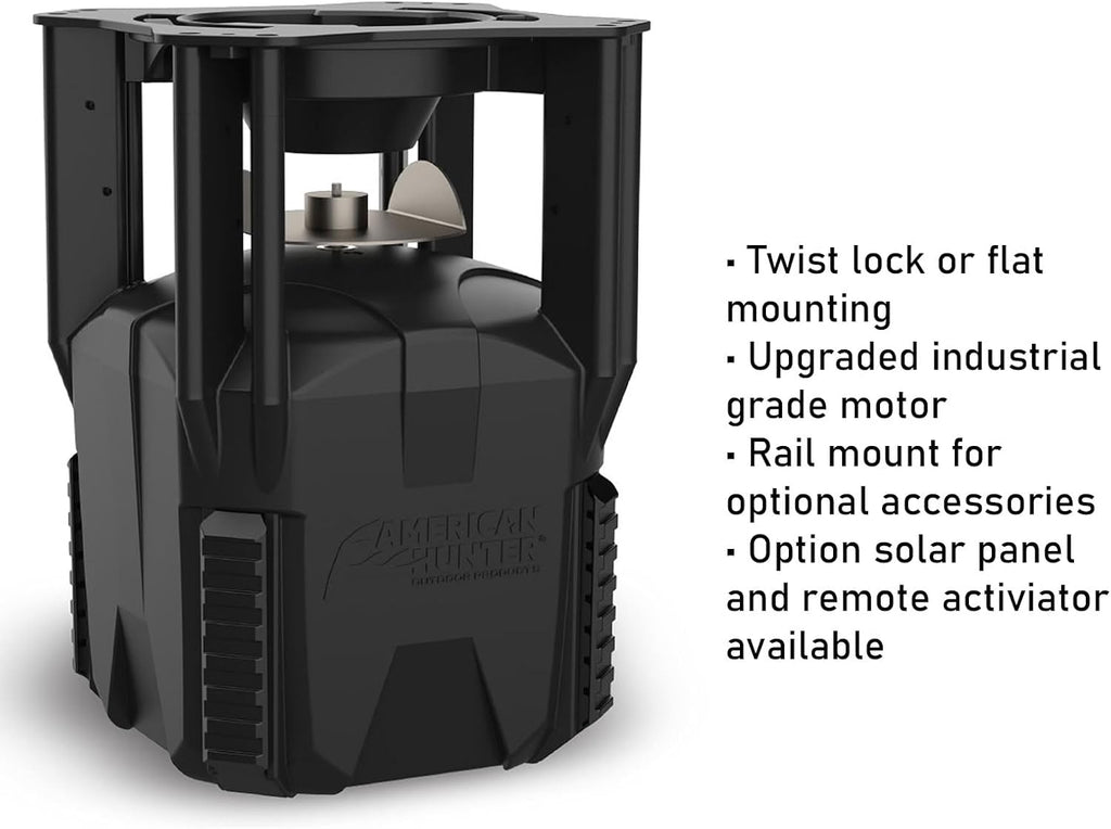 XDE Feeder Kit | Hunting Versatile Automatic Durable Steel Control Box with Motor & Digital Timer for Deer Game Feeder