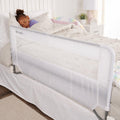 Swing Down Toddler Bed Rail Guard, NO Tools Required, Bed Rail for Toddlers with Patented Gap Guard, Toddler Bed