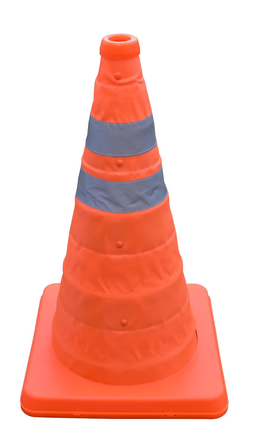 12-Inch Collapsible Traffic Safety Cone, Reflective Pop Up Roadside Barrier | Multi purpose cone for work area