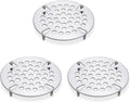 3-1/2" Mop Sink Drain Strainer for Commercial Sink Drain Cover (3 Pack)