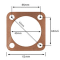 6pcs 66cc/80cc PK80 Cylinder Copper Gaskets, 2 Stroke 80cc Engine Kit Gas Motorized Bike