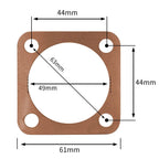 6pcs 66cc/80cc PK80 Cylinder Copper Gaskets, 2 Stroke 80cc Engine Kit Gas Motorized Bike