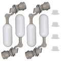 MAKERELE 4-Pack 1/2 Inch Mini Float Ball Valve, ABS