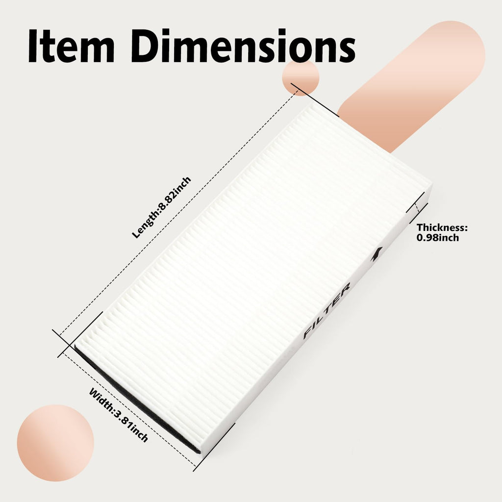 WPXITOO FFV4300157S Filter 3-Pack Compatible with Panasonic ERV System