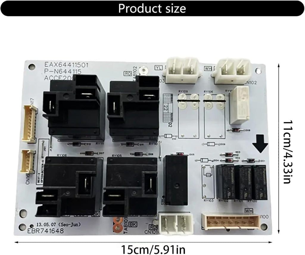 Oven Ranges Relays Control Board EBR74164805 Oven Temperature Control Board Replacement Part for LRE3021ST LRE3083SW