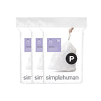Code P 60 Count Custom Fit Liners, Drawstring Kitchen Trash Bags, One-by-One Mess-Free Dispense, Extra Thick & Double