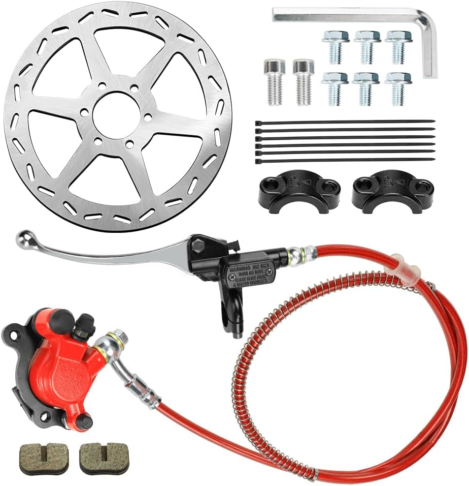 Mini Bike Hydraulic Disc Brake Kit for Baja DB30 with Brake Pad Part | Mini Bike Hydraulic Brake Kit with 180mm Brake
