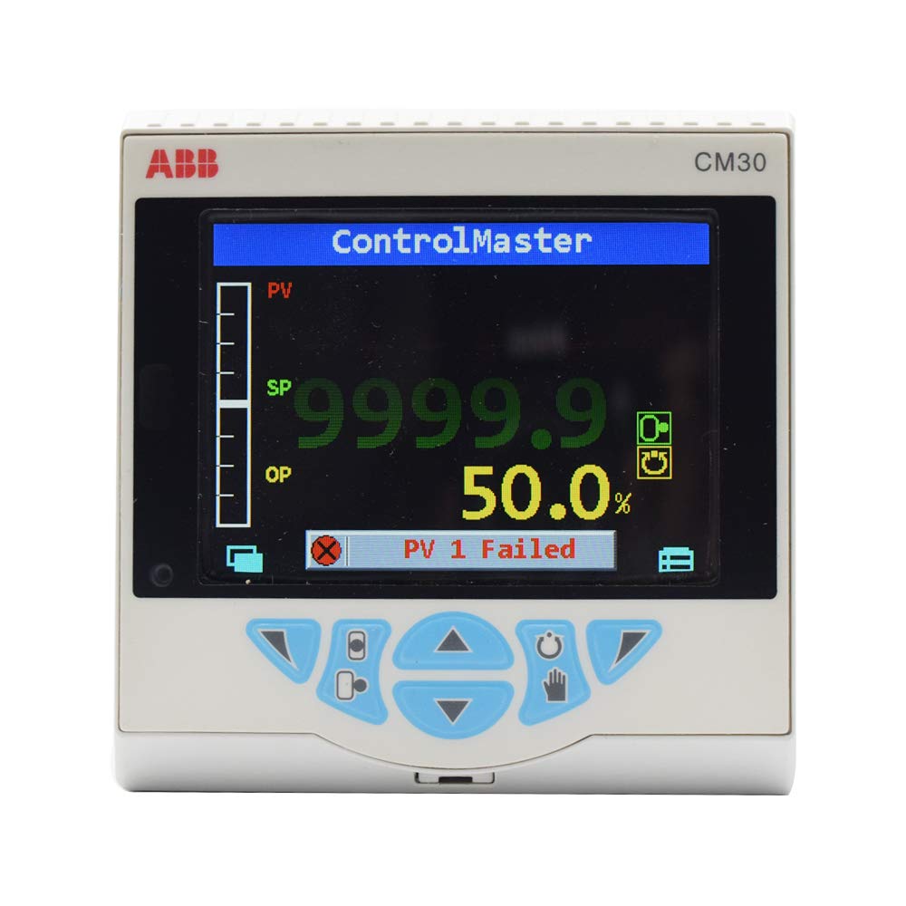 Universal Process Indicator Control Master 1/4 DIN (Panel Mounting) with Totalization and Counter Function for Pharmaceuticals, Laboratories | programmable Process Indicator | Model: ABB CM30