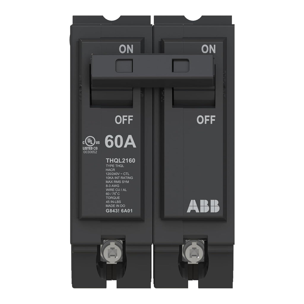 ABB Q-Line THQL2160 • Circuit Breaker • 60 Amp • Double Pole