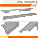 PM PERFORMOTOR Rocker Panels Compatible with 2002-2007 Jeep Liberty 4Door, Left & Right Side, Primered Grey
