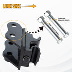 MMS Quick Change Hitch for Mini Excavators, Quick Connect Attachments Mechanical, Quick Hitch Coupler Fit for 0.8-1.8 Tons