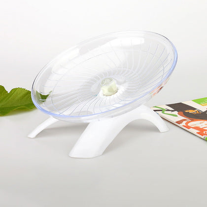 Hamster Flying Saucer Silent Running Wheel, 7 Inch, Suitable for Guinea Pigs, Hamsters, Hedgehogs and Other Small