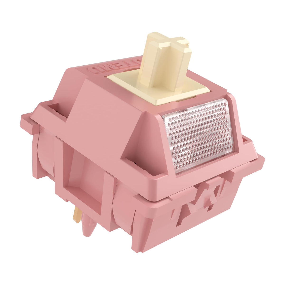 Outemu (Gaote) Red Bean Creamy Linear Pre-Lubricated Keyboard Switches with Diffuser for MX Mechanical Keyboards (90PCS)