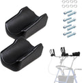 2 Pack Walker Armrest Pads, Universal Replacement Armrest Pads, Upright Walker Arm Support Forearm Pad Replacement
