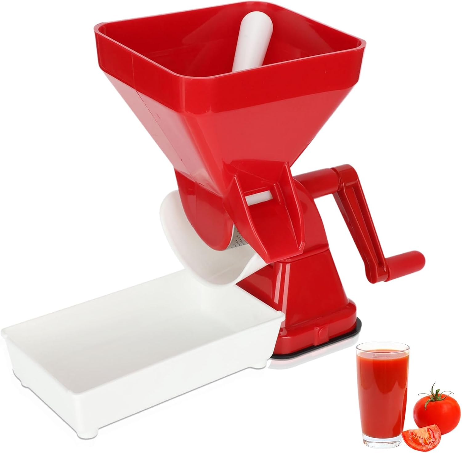 Tomato Strainer, Hand Crank Tomato Press Grinder Tomato Sauce Maker Machine Food Mill