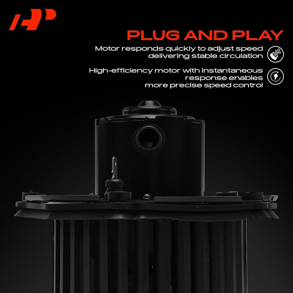 A-Premium Front HVAC Heater Blower Motor with Fan Cage